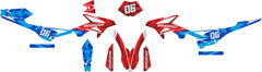SickMotos Styles Grafik-KIT Blau Rot Holo Chrome Edition Beta RR 125 LC Enduro 2019-2020