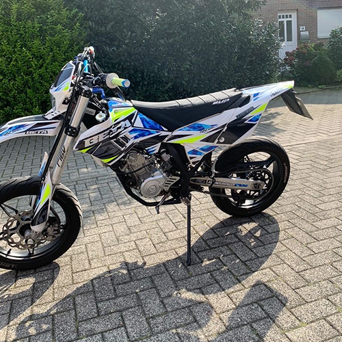 SickMotos Styles Graphics KIT Transformer Edition Holo Chrome Fluo Yellow Beta RR 125 LC Enduro 2010-2018