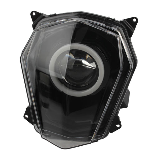 SICKMOTOS LED Angel Eye RGBW V4 Scheinwerfer für KTM 690 SMC / SMCR (2008-2017) mit E-Nummer