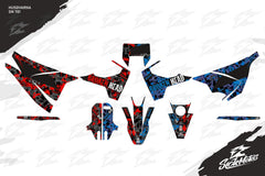 SickMotos Styles Graphics KIT Broken Head “Squadron Rebelution” Edition Husqvarna 701 SM 2016-2023