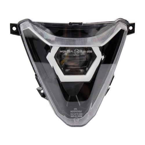 SICKMOTOS LED-Scheinwerfer Hexagonal RGBW – Kompatibel mit Beta RR 125 LC 2021-2026 & Alp 4.0