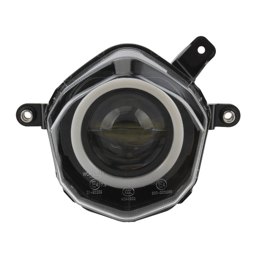 SICKMOTOS LED-Scheinwerfer Angel Eye RGBW V4 – Kompatibel mit Aprilia, Derbi, Gilera, Mondial & Malaguti Modellen