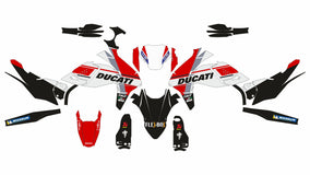 SickMotos Styles Grafik-KIT Ducati Hypermotard 698 2024 2025