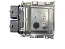Metallic automotive component on a white background