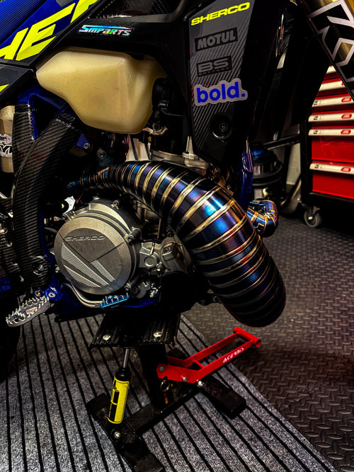 SICKMOTOS Tuning Auspuff Titan 2-Takt Modelle Sherco SE 250/300 2018-2024