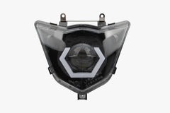 SICKMOTOS LED Scheinwerfer Angel Eye Hexagonal RGBW – Passend für Yamaha WR 125 X / R