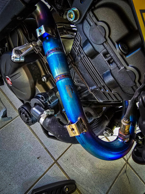 SICKMOTOS Tuning Krümmer Titan Aprilia SX / RX 125 2021-2025 Malaguti , Zündapp , Mondial Race Only