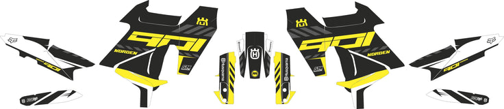 SickMotos Styles Grafik-KIT HQV Edition Husqvarna Norden 901 2022-