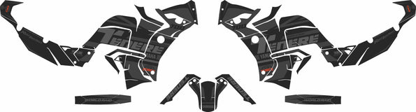 Kit de gráficos SickMotos Styles Stealth Edition Yamaha Tenere 700 World Raid 2022