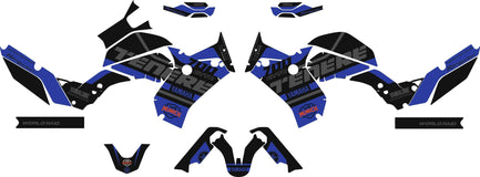 SickMotos Styles Grafik-KIT Blue Edition Yamaha Tenere 700 2018-2022