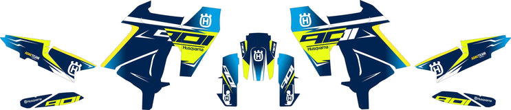 SickMotos Styles Grafik-KIT Fluo Edition Husqvarna Norden 901 2022-