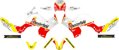 Kit de gráficos de estilo SickMotos Chersterfield Rally Edition Yamaha Tenere 700 2018-2022